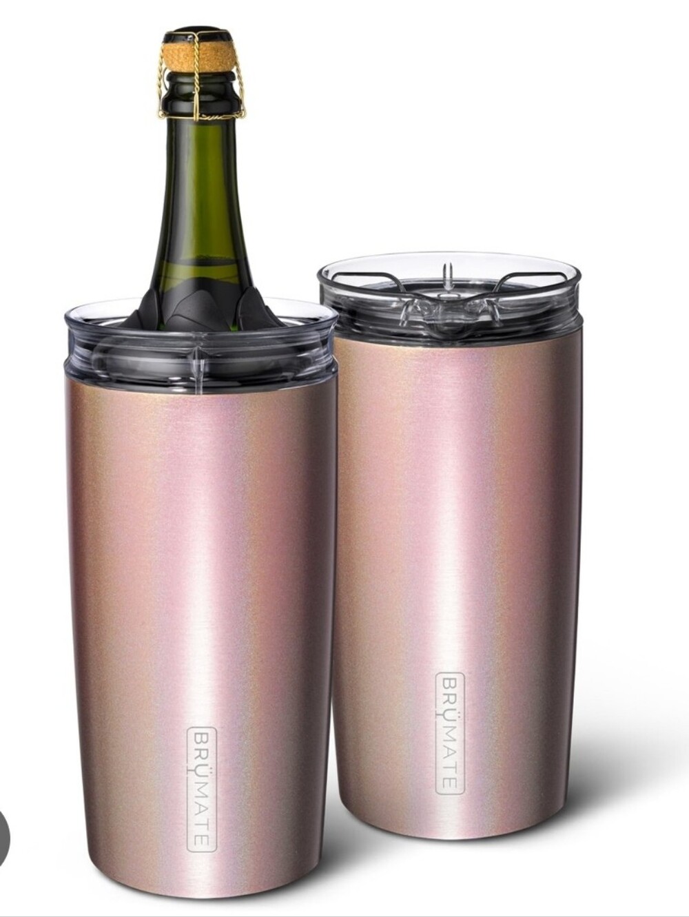 Brumate Togosa Rose Gold Glitter Eine Chuller Leakproof Pitcher 49oz. NEW